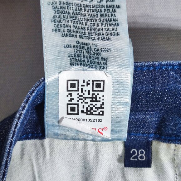 Guess Jeans Brittney Skinny women's size 28 ink blue colour stretchy - Picture 10 of 16